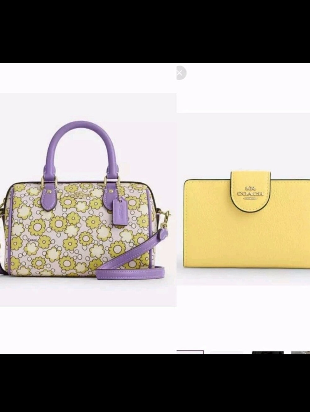Coach Mini Rowan Crossbody Set NWT